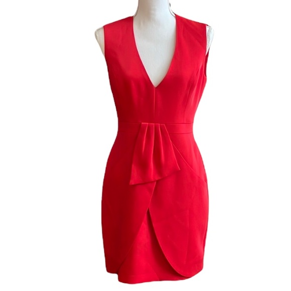 BCBGMaxAzria NWT dress Clare Mini in Red Berry color size 6 - Picture 16 of 16